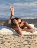 Alessandra Ambrosio Booty in a Tiny Bikini on a Beach in Trancoso