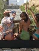 Ashley Roberts, Janette Manrara and Lou Teasdale - Photographed in Mykonos, Greece