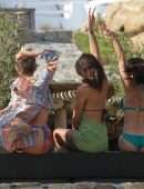 Ashley Roberts, Janette Manrara and Lou Teasdale - Photographed in Mykonos, Greece