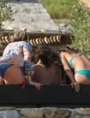 Ashley Roberts, Janette Manrara and Lou Teasdale - Photographed in Mykonos, Greece