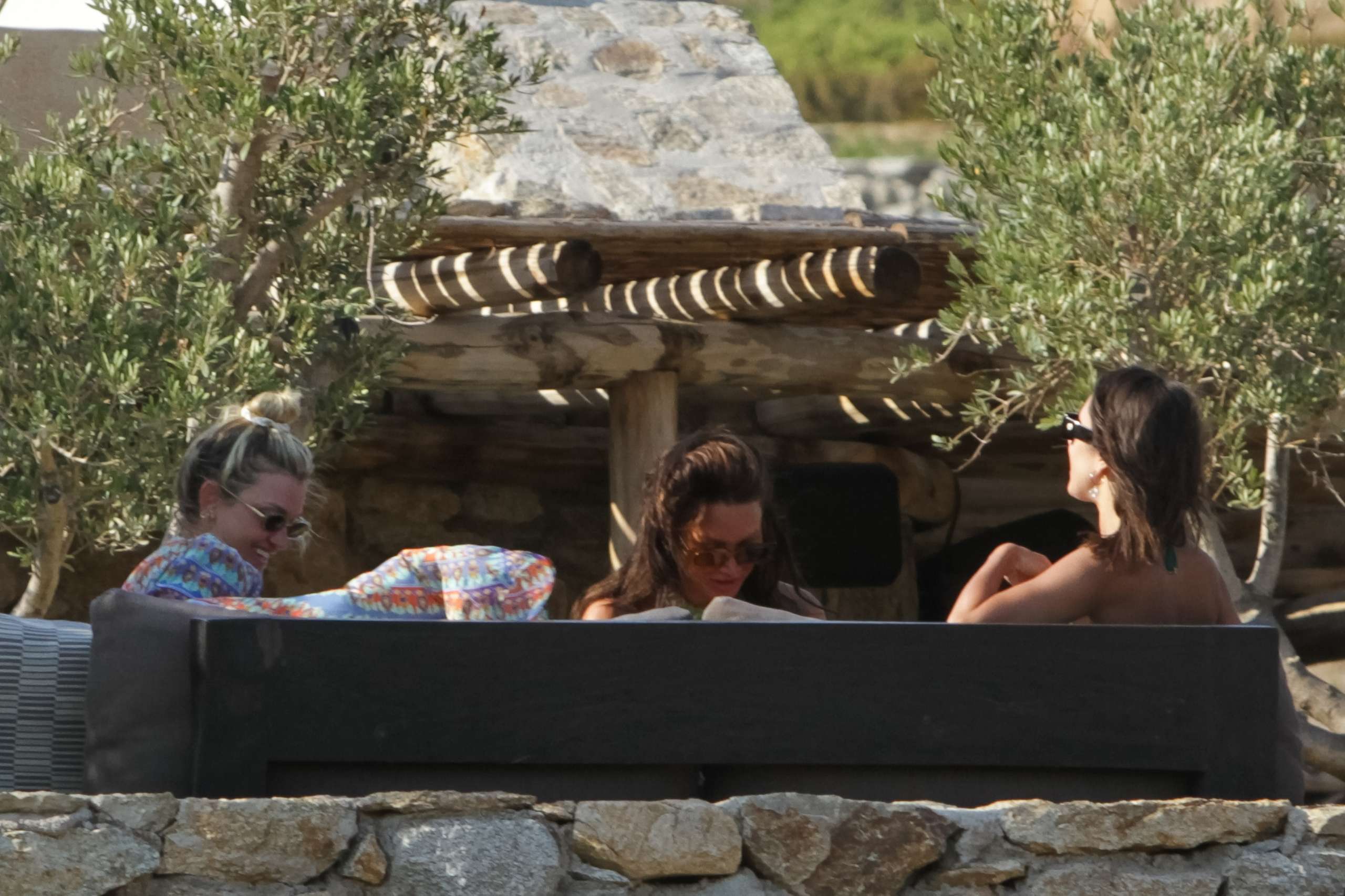 Ashley Roberts, Janette Manrara and Lou Teasdale - Photographed in Mykonos, Greece
