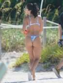 Camila Mendes Booty in Thong Bikini for a Photoshoot in Miami