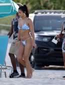 Camila Mendes Booty in Thong Bikini for a Photoshoot in Miami