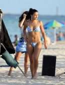 Camila Mendes Booty in Thong Bikini for a Photoshoot in Miami