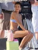 Camila Mendes Booty in Thong Bikini for a Photoshoot in Miami