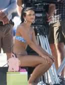 Camila Mendes Booty in Thong Bikini for a Photoshoot in Miami