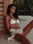 Daniela Braga in White Panties Photoshoot by Emilynn Rose