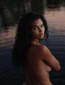 Daniela Braga in White Panties Photoshoot by Emilynn Rose