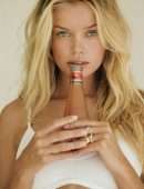 Frida Aasen in Various Bikinis for Lavarice 2021 Campaign