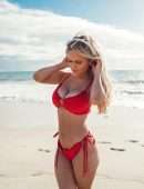 Hilde Osland Cleavage in a Beautiful Bikini Photoshoot