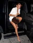 Josie Canseco Leggy in Shorts at Catch in West Hollywood