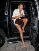 Josie Canseco Leggy in Shorts at Catch in West Hollywood