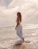 Kara del Toro Booty in Jeans at the Beach Photoshoot