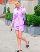 Karlie Kloss Leggy, Out and About in NYC