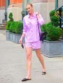Karlie Kloss Leggy, Out and About in NYC