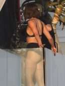 Lucy Hale Booty in Bikini at a Photoshoot in Malibu