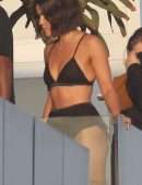 Lucy Hale Booty in Bikini at a Photoshoot in Malibu