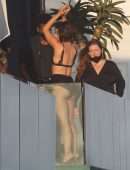Lucy Hale Booty in Bikini at a Photoshoot in Malibu