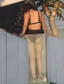 Lucy Hale Booty in Bikini at a Photoshoot in Malibu