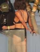 Lucy Hale Booty in Bikini at a Photoshoot in Malibu