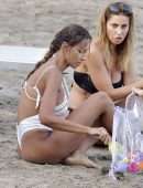 Madalina Diana Ghenea Gorgeous in Swimsuit at the Beach in Portofino