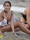 Madalina Diana Ghenea Gorgeous in Swimsuit at the Beach in Portofino