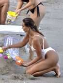 Madalina Diana Ghenea Gorgeous in Swimsuit at the Beach in Portofino