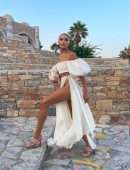 Olivia Culpo Upskirt and Leggy in a Photoshoot