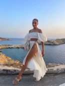 Olivia Culpo Upskirt and Leggy in a Photoshoot