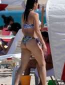 Paris Berelc Booty on the Beach in Bikini in Miami
