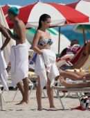Paris Berelc Booty on the Beach in Bikini in Miami