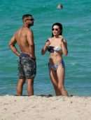 Paris Berelc Booty on the Beach in Bikini in Miami
