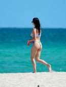 Paris Berelc Booty on the Beach in Bikini in Miami
