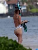 Rachel Bilson Booty in a Swimsuit on the Beach in Hawaii