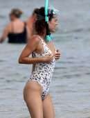 Rachel Bilson Booty in a Swimsuit on the Beach in Hawaii