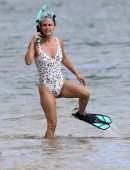 Rachel Bilson Booty in a Swimsuit on the Beach in Hawaii