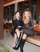 Rita Ora Looks Stunning in a See-Through Black Dress