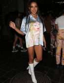 Tinashe Leggy Outside The Highlight Room in Los Angeles