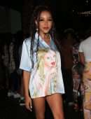Tinashe Leggy Outside The Highlight Room in Los Angeles