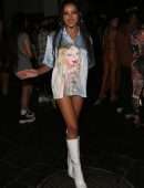 Tinashe Leggy Outside The Highlight Room in Los Angeles