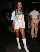 Tinashe Leggy Outside The Highlight Room in Los Angeles