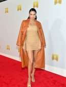 Adriana Lima Leggy at Academy Museum of Motion Pictures and Vanity Fair Premiere Party in LA