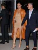 Adriana Lima Leggy at Academy Museum of Motion Pictures and Vanity Fair Premiere Party in LA