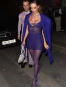 Alessandra Ambrosio Leaving the "Thierry Mugler: Couturissime" Photocall in Paris