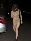 Ana de Armas Upskirt at The Ivy in London