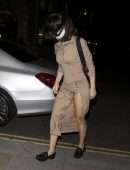 Ana de Armas Upskirt at The Ivy in London