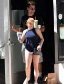 Ariel Winter Booty and Cameltoe in Tight White Shorts