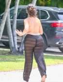 Camila Cabello Booty in Thong and See-Through Lower, Out in Coral Gables