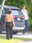 Camila Cabello Booty in Thong and See-Through Lower, Out in Coral Gables