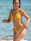 Camila Cabello Booty in Mustard Bikini at a Beach in Miami